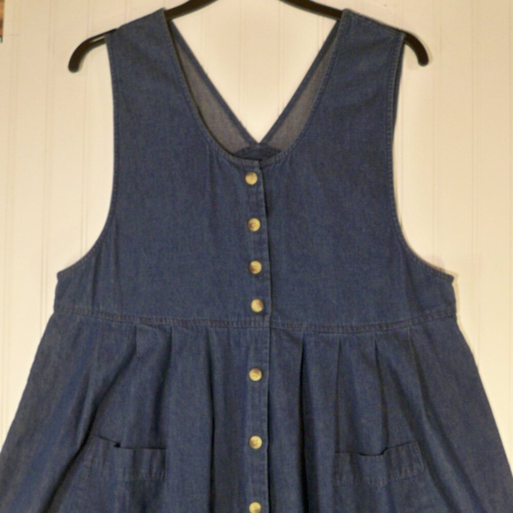 Mainstreet Blues, Straped Jean Dress, A4
